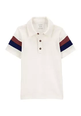 Toddler Boys Jersey Polo Shirt