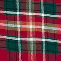 Toddler Girls Plaid Printed Woven Dress