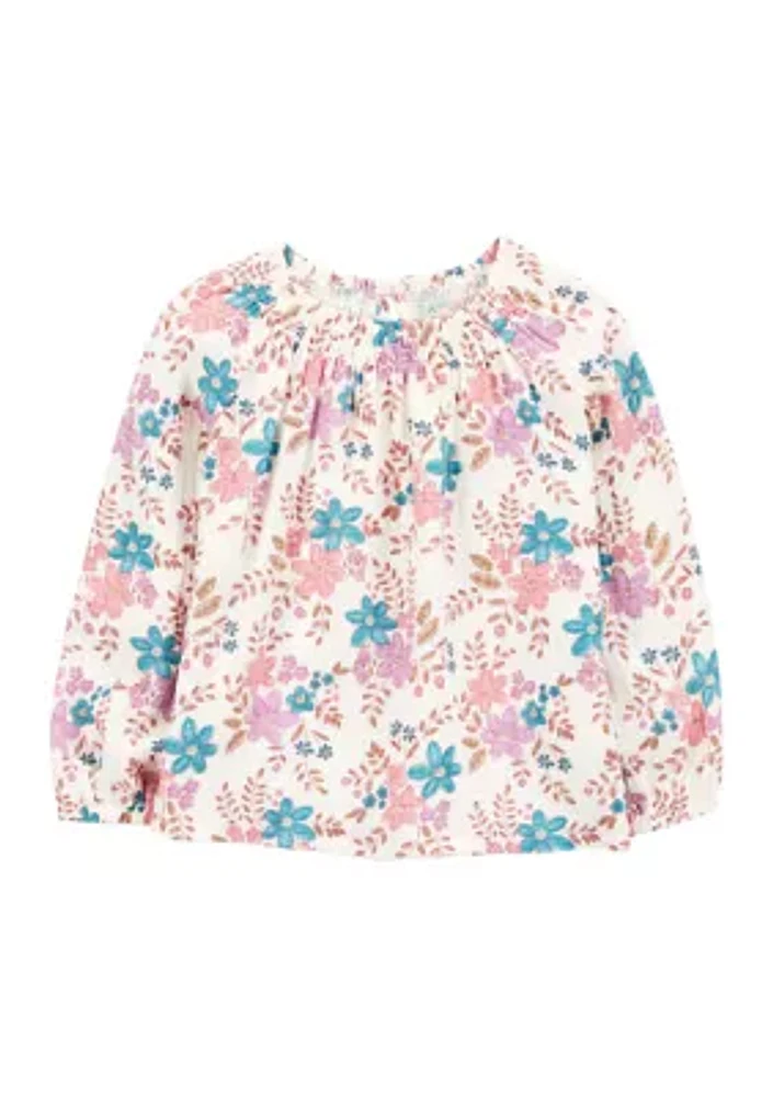 Toddler Girls Long Sleeve Fashion Top