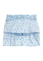 Toddler Girls Flutter Tank Top and Skort Set