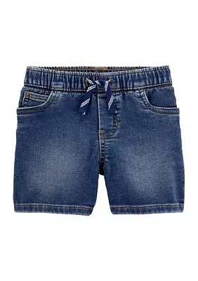 Toddler Boys Mid-Length Jean Shorts