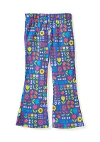 Baby Girls Bloom Graphic Top and Printed Pants Set