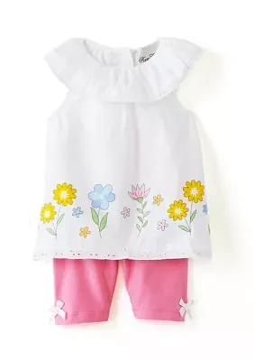 Baby Girls Cotton Blend Floral Set