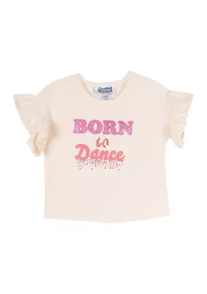 Toddler Girls Born to Dance Graphic T-Shirt