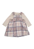 Baby Girls 2 Piece Printed Jumper Dress Set