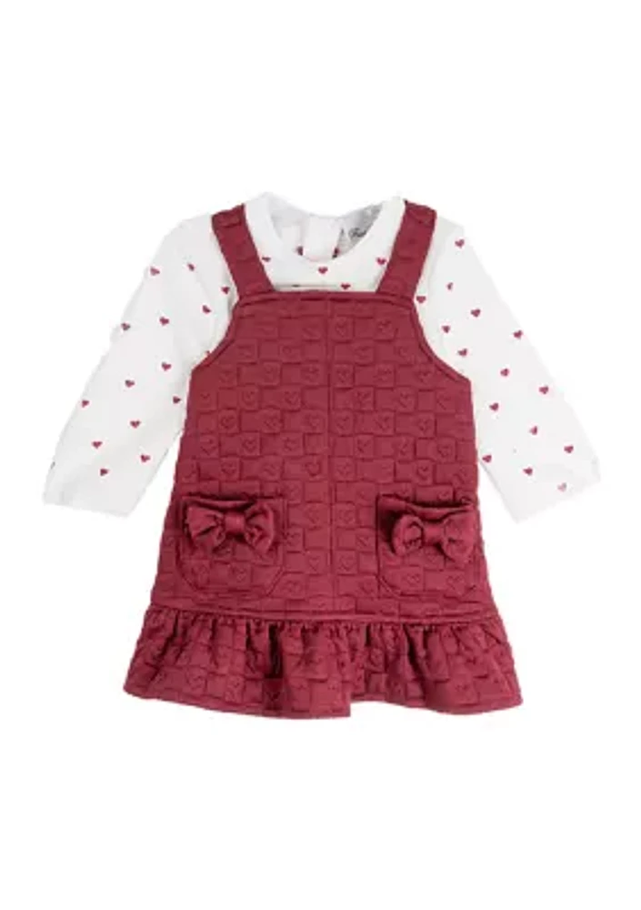 Baby Girls Jumper Dress Set