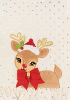 Baby Girls  Reindeer Appliqué Dot Set