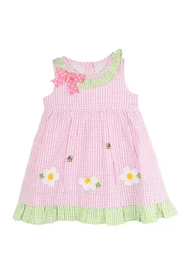 Toddler Girls Daisy Seersucker Dress