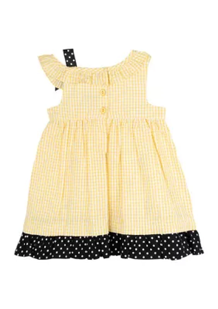 Baby Girls Bee Chiffon Seersucker Dress
