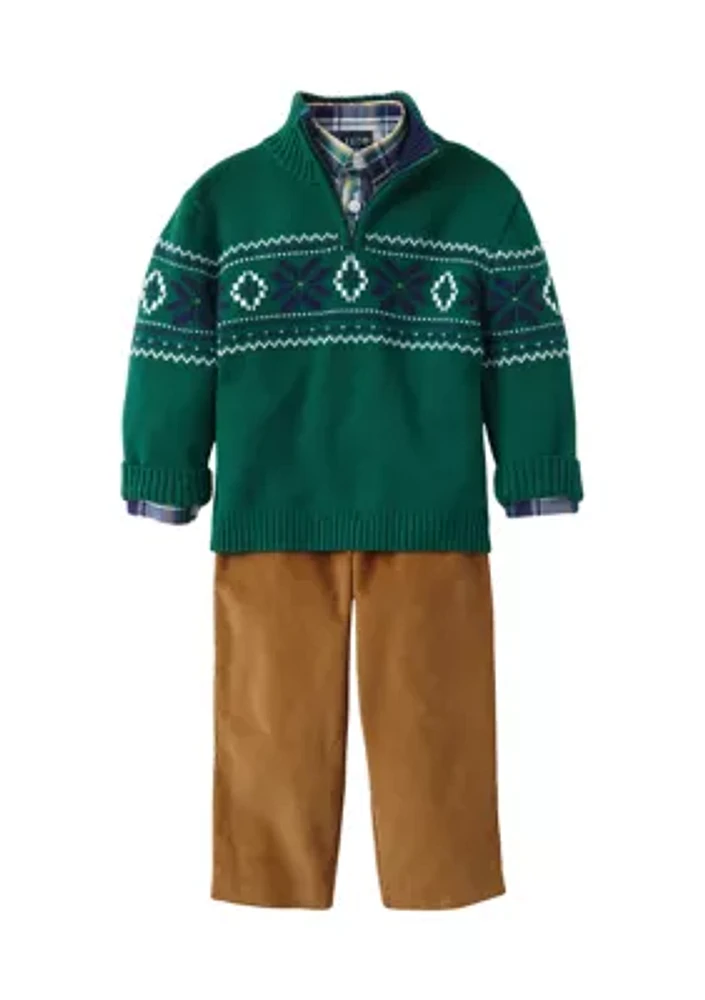 Boys 4-7 Printed Set