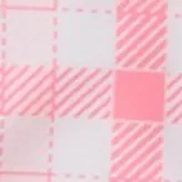 Baby Girls Gingham Printed Rashguard