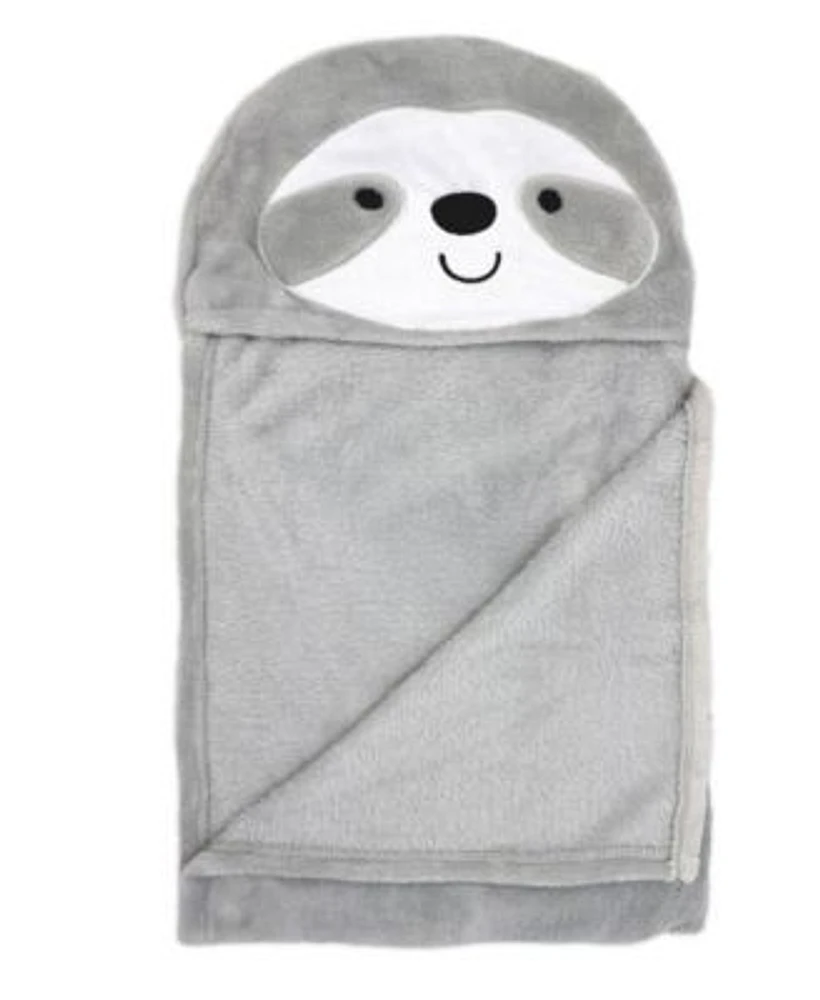 Baby Boys and Girls Sloth Hooded Blanket