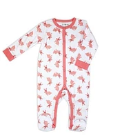 Baby Girls Floral Bunny Layette, 5 Piece Set