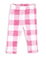 Baby Boys and Girls Buffalo Plaid Plush 3 Piece Lounge Set