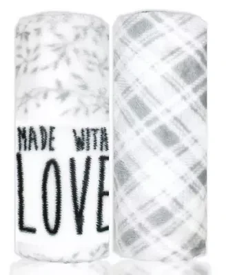Baby Boys and Girls 2 Pack Fleece Blankets