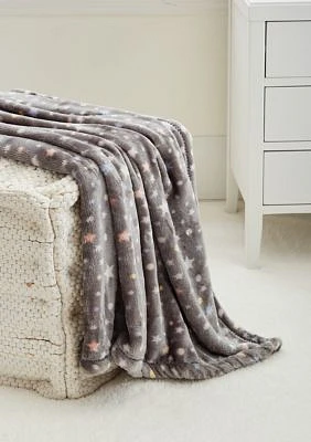 Gray Stars Blanket