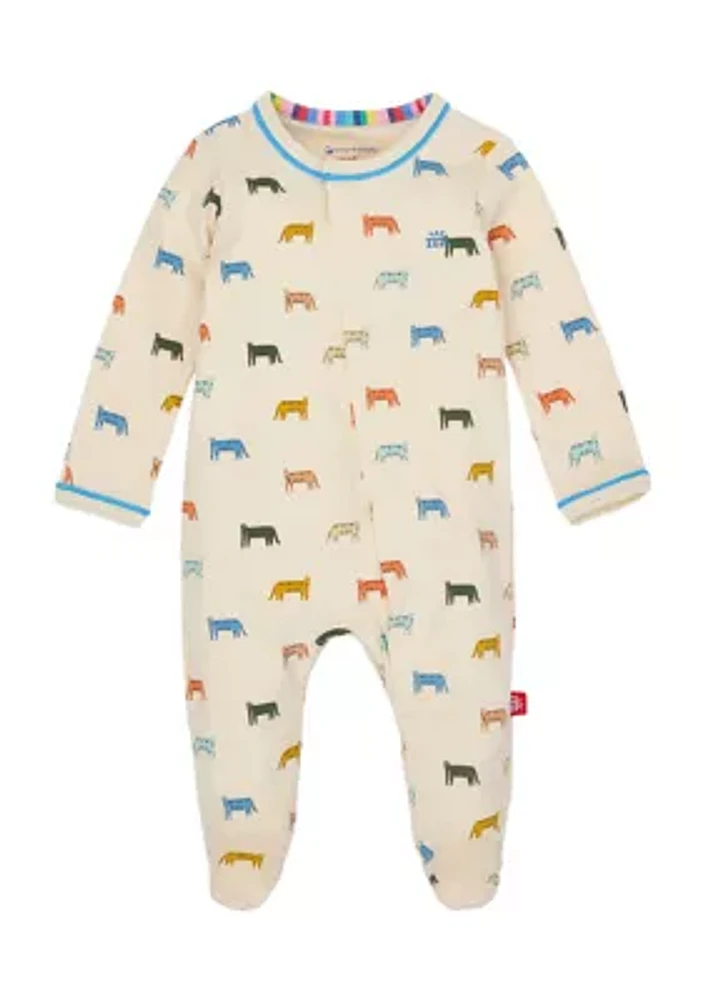 Baby Boys Le Tigre Printed Footie Pajamas