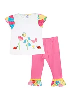 Baby Girls Butterfly Flowers Set