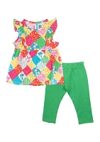 Baby Girls Patchwork Set