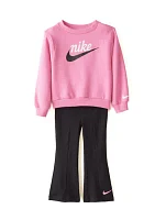 Toddler Girls New Impressions Flare Leggings Set