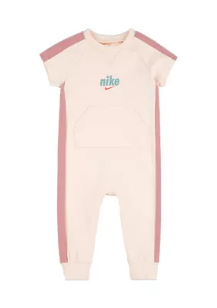 Baby Girls Footless Graphic Coverall