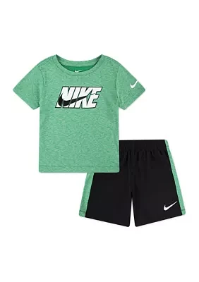 Toddler Boys Dri Fit T-Shirt and Shorts Set