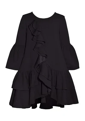 Girls 7-16 Scuba Crepe Dress