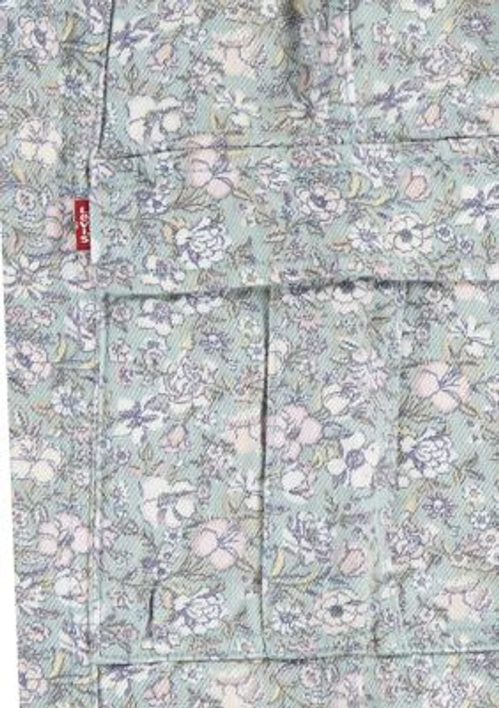 Girls 4-6x Twill Baggy Wide Leg Cargo Pants