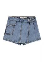 Girls 4-6x High Rise Cargo Skort