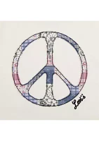 Girls 7-16 Oversized Peace Graphic Short Sleeve T-Shirt