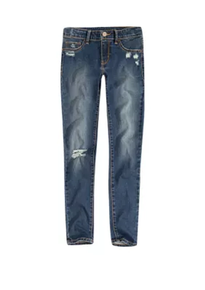 Girls 7-16 Denim Leggings