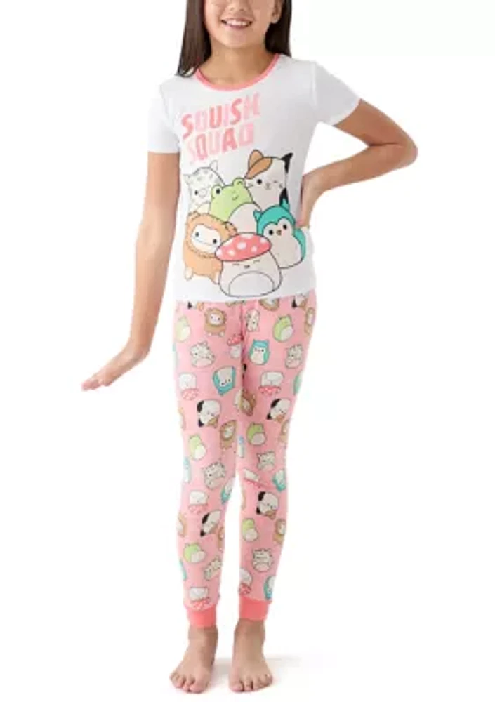 Girls 7-16 3 Piece Squish Pajama Set