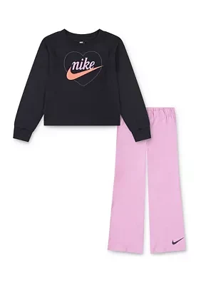 Girls 4-6x Graphic T-Shirt and Flare Leggings Set