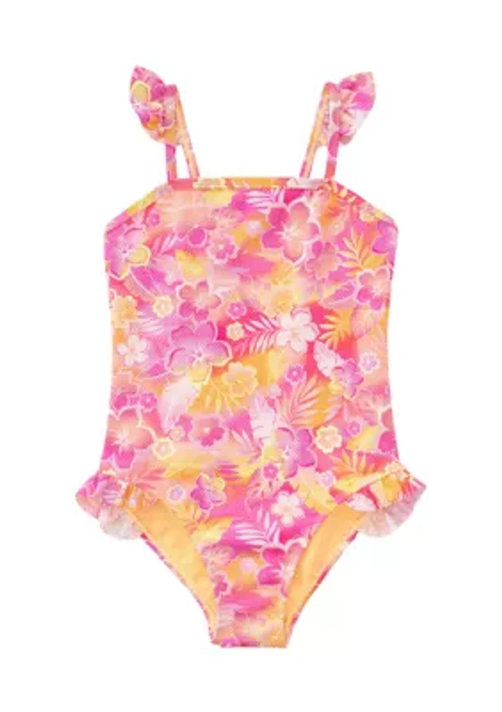 Girls 4-6x Floral One Piece Swimsuit