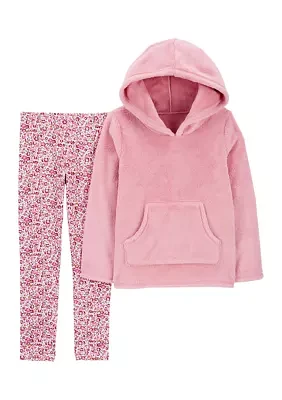 Girls 4-6x Hooded Pullover and Leggings Set
