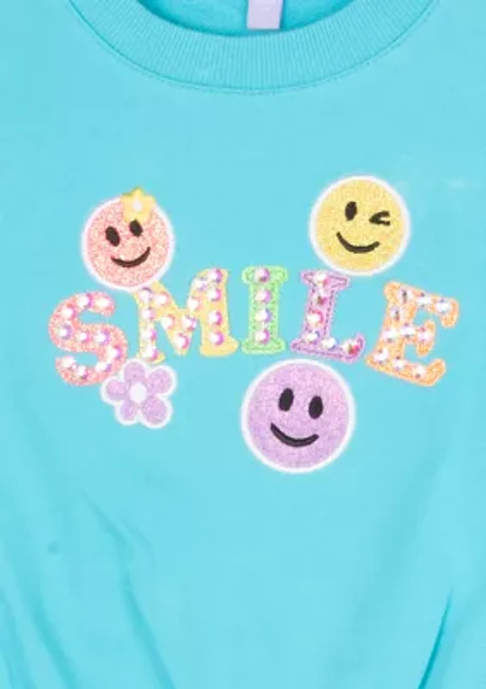 Girls 4-6x French Terry Top and Joggers Set