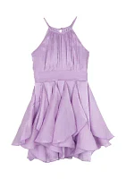 Girls 7-16 Organza Cascade Dress