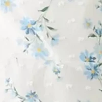 Girls 7-16 Floral Printed Clip Dot Voile Dress