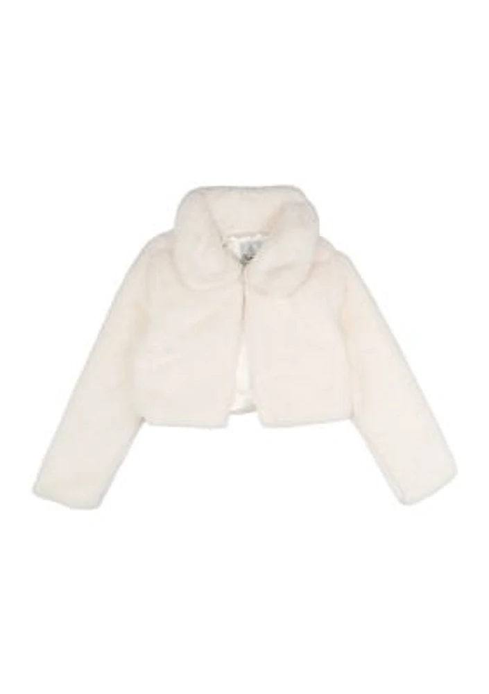 Girls 4-6x Faux Fur Jacket