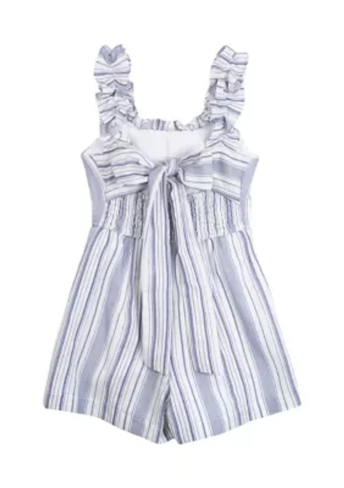 Girls 4-6x Striped Romper