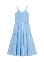 Girls 7-16 Sleeveless Gauze Maxi Dress