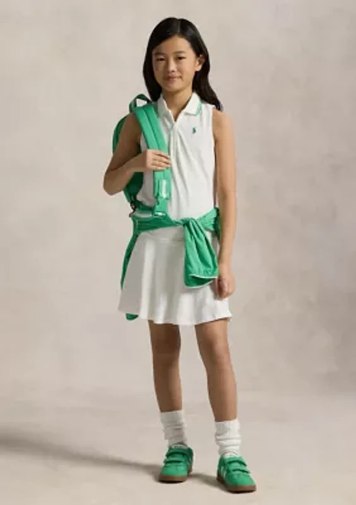 Girls 7-16 Stretch Mesh Skort