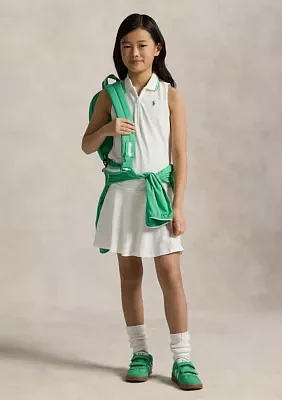 Girls 7-16 Stretch Mesh Skort