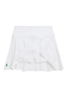 Girls 7-16 Stretch Mesh Skort