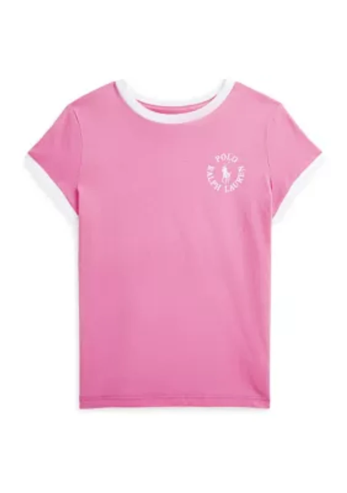 Girls 7-16 Big Pony Logo Cotton Jersey T-Shirt