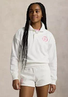 Girls 7-16 Logo French Terry Polo Sweatshirt