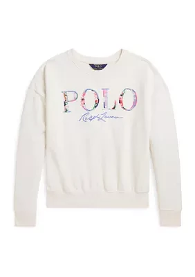 Girls 7-16 Logo Terry Boxy Sweatshirt