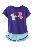 Girls 4-6x Gradient Graphic Set
