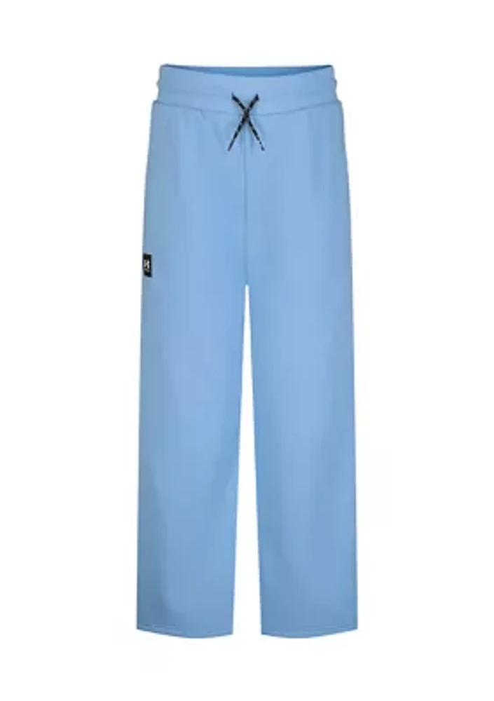 Girls 7-16 Wide Leg Fleece Pants