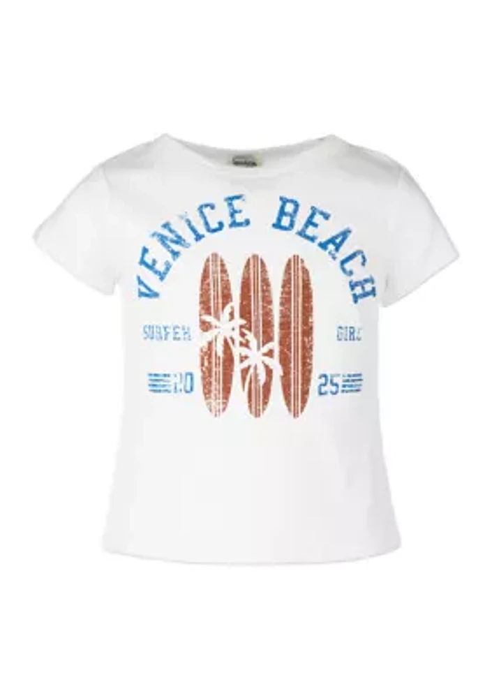 Girls 7-16 Beach Graphic T-Shirt